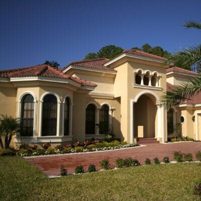 High End Florida Home with archways
